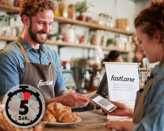 Fastlane-Abholung mit QR-Code